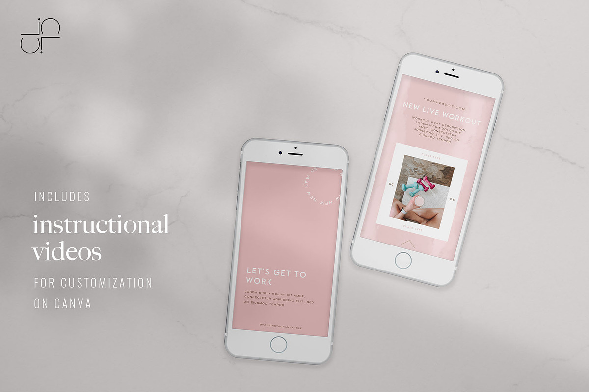 Tie Dye Instagram Template on Canva, a Social Media Template by Chloe Leonard Studio (Photo 2 of 7)
