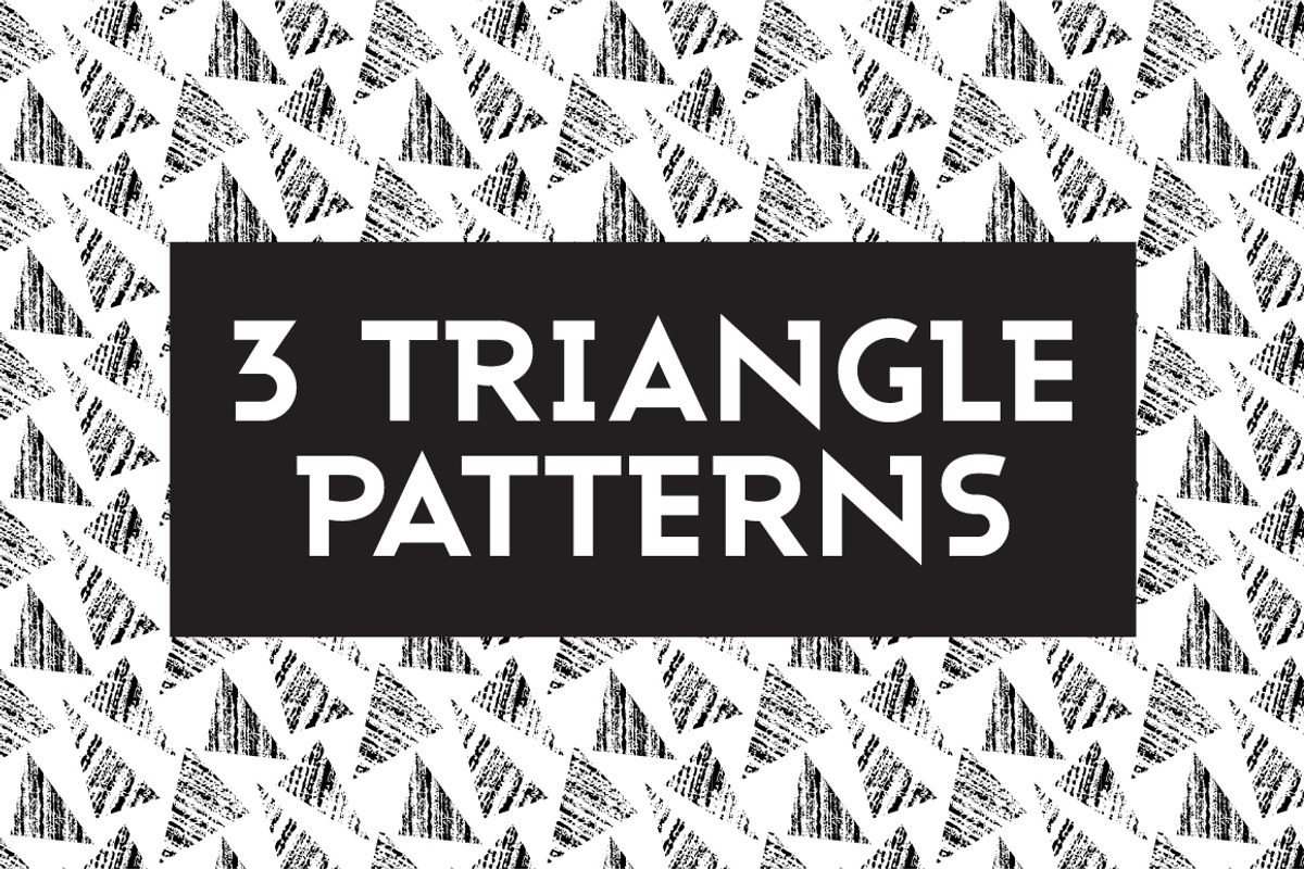 3 Seamless Triangle Patterns Vectors, a Pattern Graphic by Scribbles & Snippets (Photo 1 of 4)