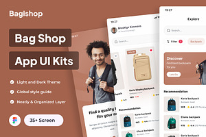 Bagishop - E Commerce App UI Kits
