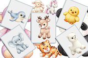 Vintage Knitted Plush Baby Animals, an Illustration by Creative Art (Thumbnail 6 of 7)