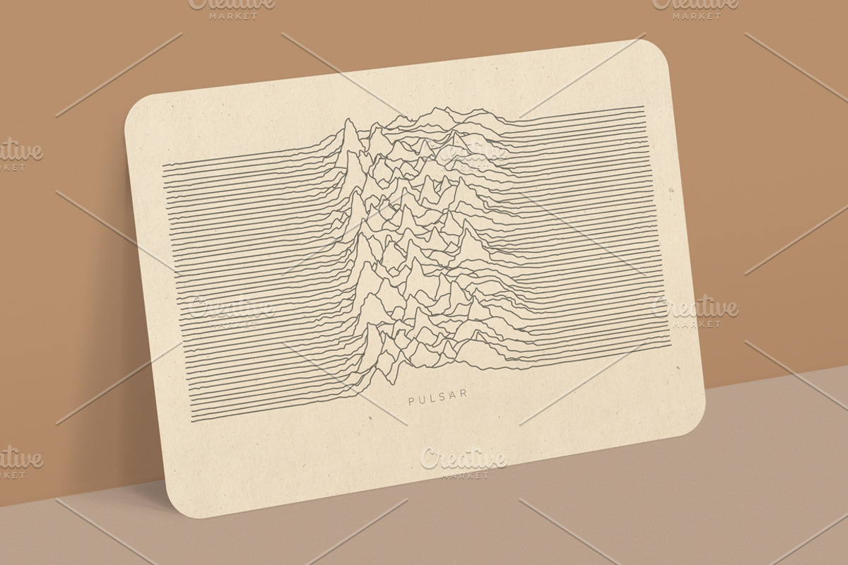 Mockup Old Paper Sketch Postcard, a Print Template by ArtefShop (Photo 1 of 7)