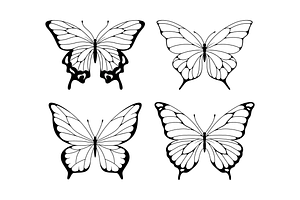 Butterflies, an Illustration by Cmeree