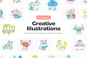 410 Creative Illustrations, an Object Illustration by Brickclay (Thumbnail 1 of 18)