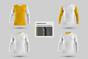 6 Men's Mockups Longsleeve T-Shirt, a Shirt Mockup by Grow Design Craft Studio (Thumbnail 3 of 9)