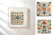 9 Folk Flower Pattern Illustration, a Decorative Illustration by ARTOZEN DIGITAL (Thumbnail 6 of 11)