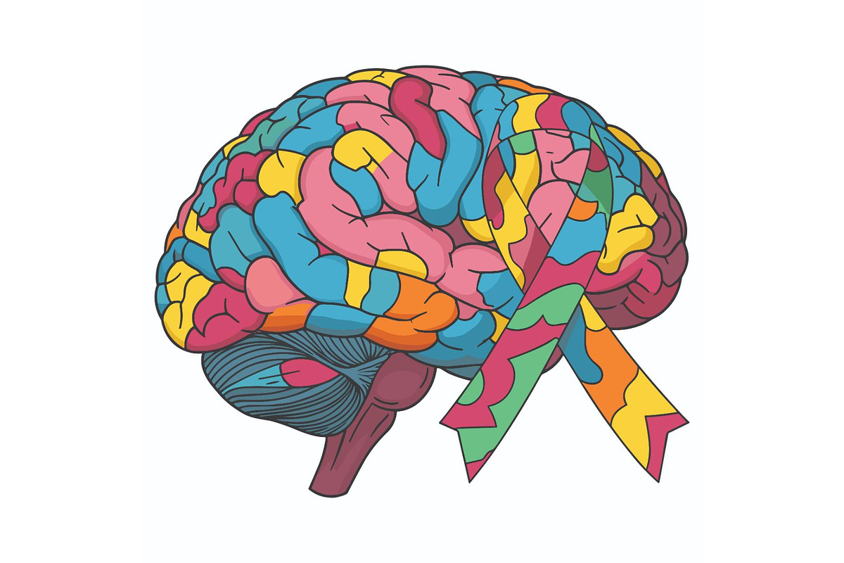 Multiple Sclerosis Awareness Brain, a Person Illustration by Designer_Momina (Photo 11 of 16)