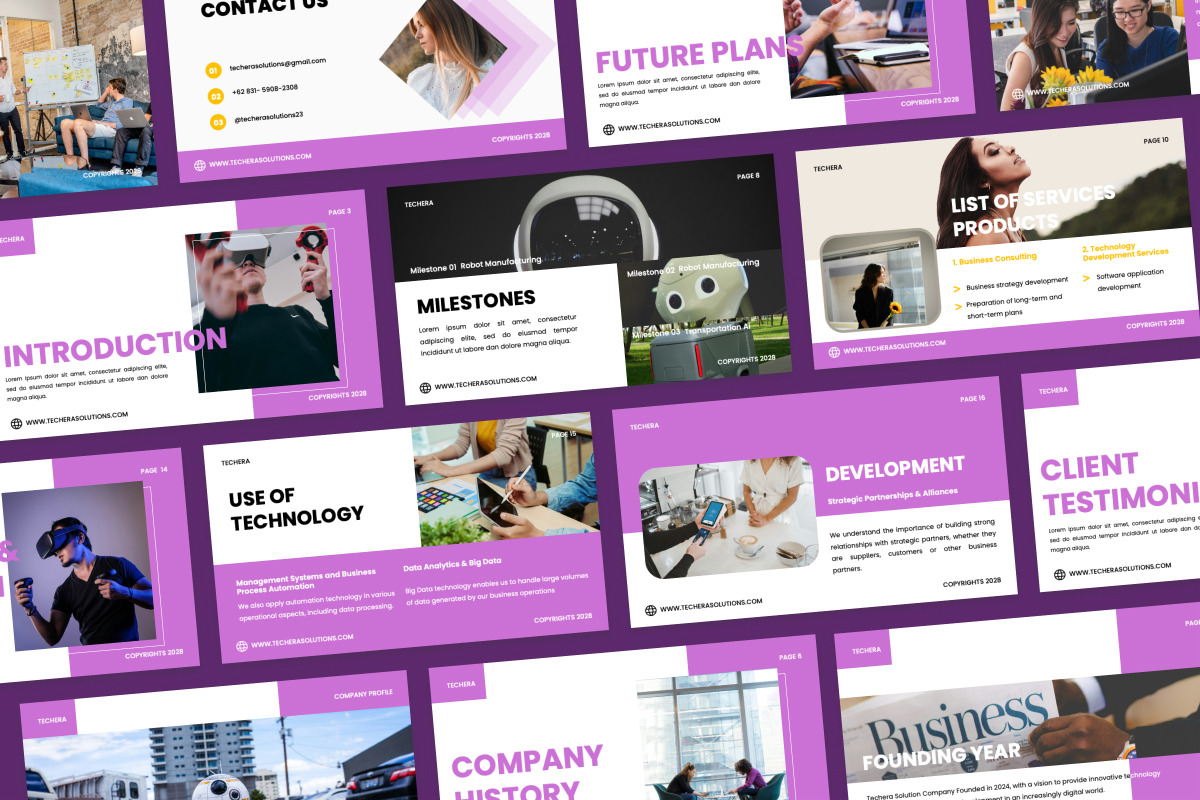 AI & Digital Fintech Google Slides, a Presentation Template by twinstd (Photo 4 of 4)