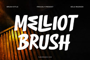 Melliot - Brush Font, a Sans Serif Font by Flawless And Co (Thumbnail 1 of 10)