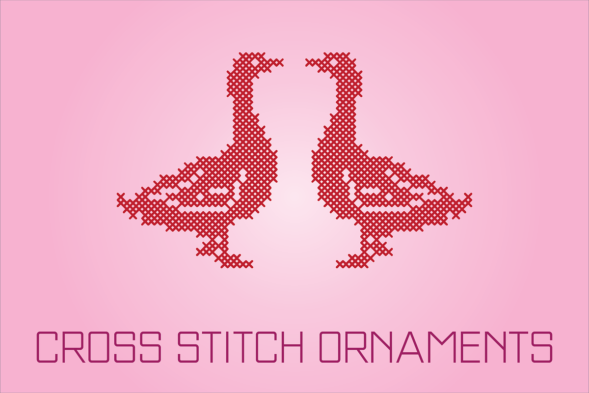 Cross Stitch Display Font Bundle, a Font by GG Design (Photo 13 of 23)