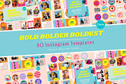 Boldest Instagram Templates CANVA, a Social Media Template by Hell Yeah ...