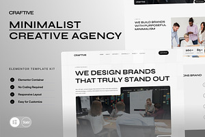 Craftive - Minimalist Creative, a WordPress Template by SLAB! Design