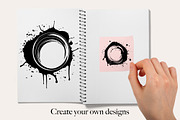 50 Coffee Stain Procreate Stamps, a Brush Add-On by Procreate Sale (Thumbnail 3 of 6)