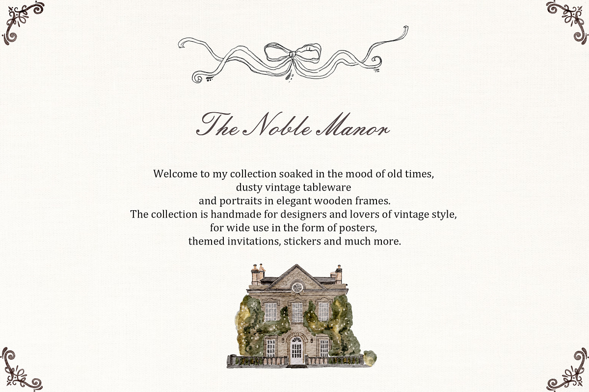 The Noble Manor-victorian animals, a Decorative Illustration by Amely.Art (Photo 2 of 15)