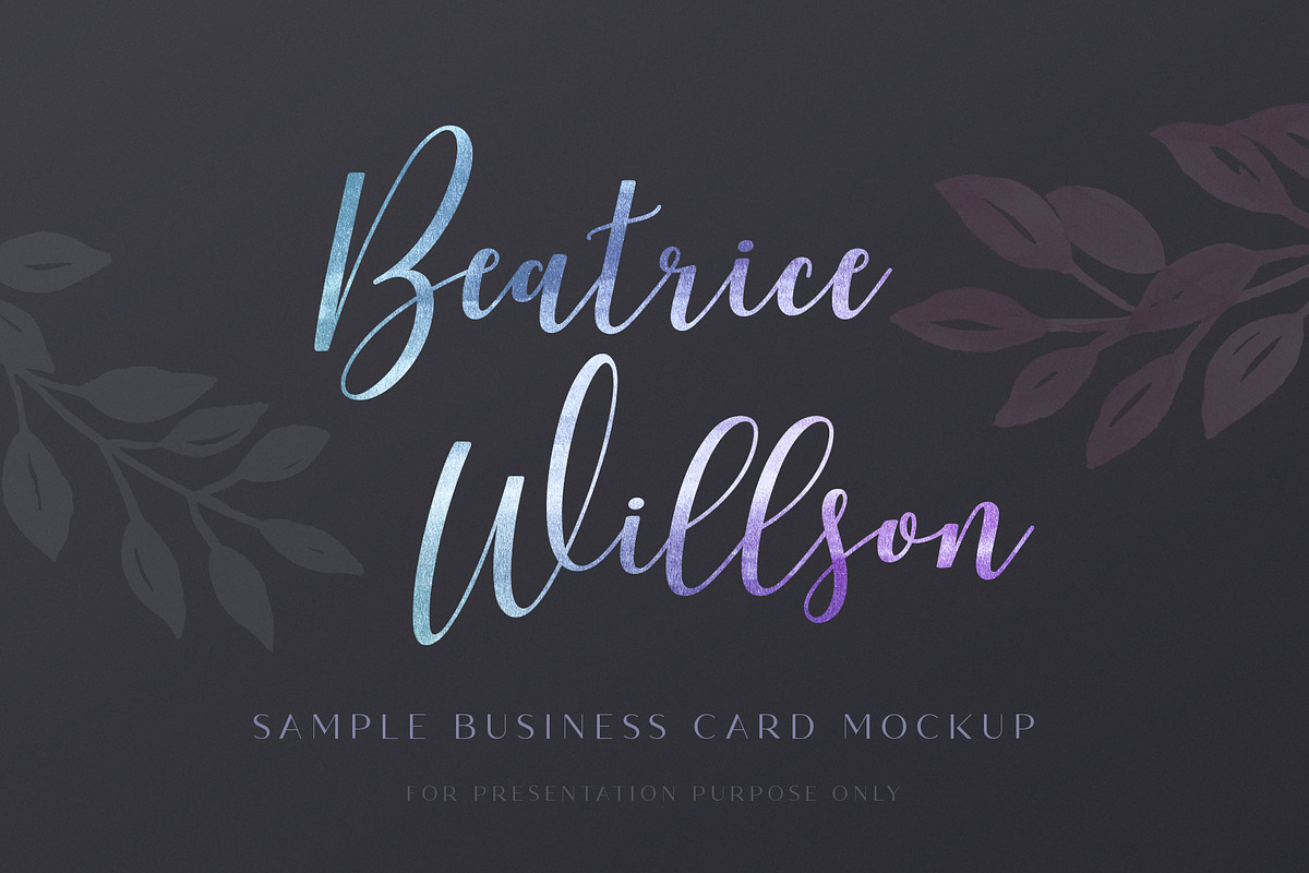 Benfield - Script Font preview 2