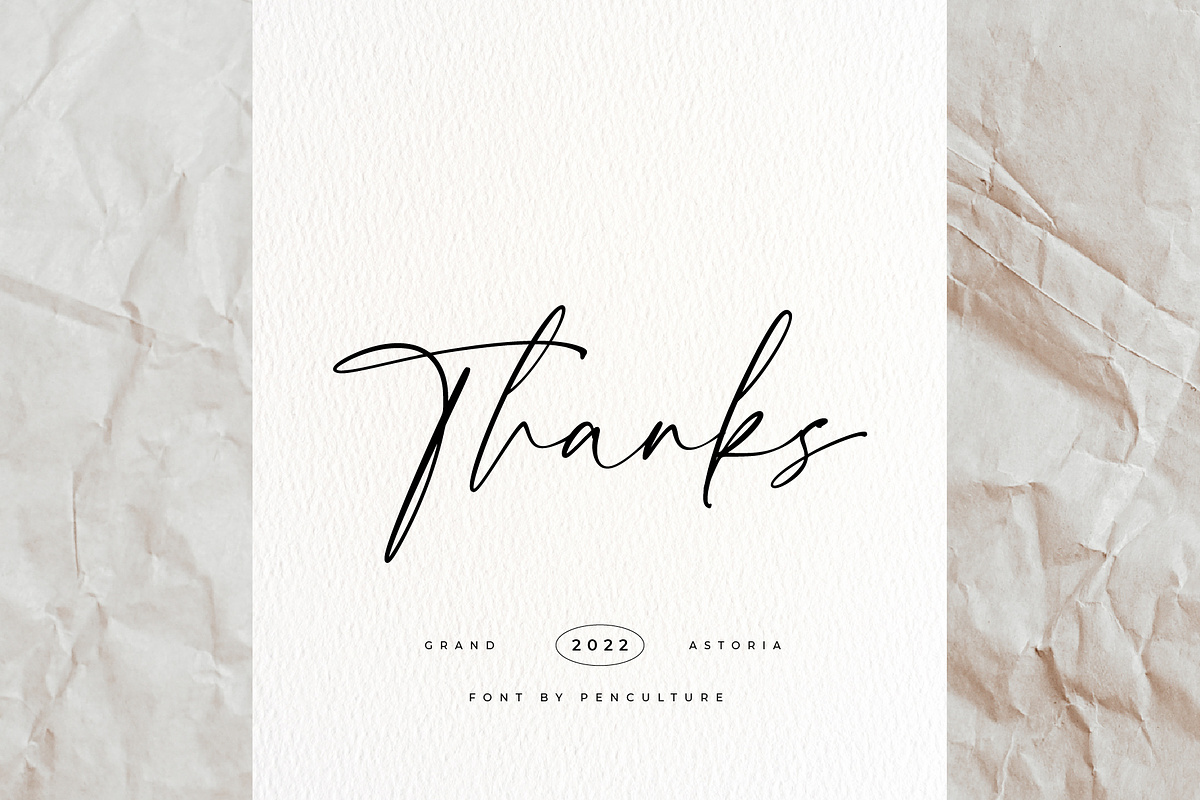 Grand Astoria // Chic Calligraphy, a Script Font by Pen Culture (Photo 10 of 10)