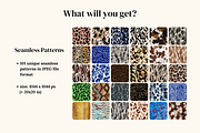 Animal Abstract Bundle 101 Patterns, a Pattern Graphic by Ninterints (Thumbnail 2 of 10)