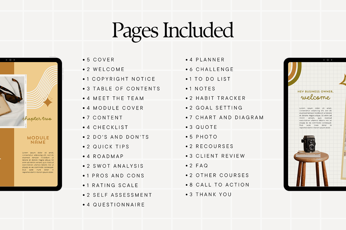 Boho Ebook Workbook Canva Template, a Marketing Template by Anna Design Studio (Photo 4 of 11)
