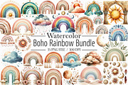 Boho Rainbow Bundle, an Illustration by Libby Wishes (Thumbnail 1 of 12)