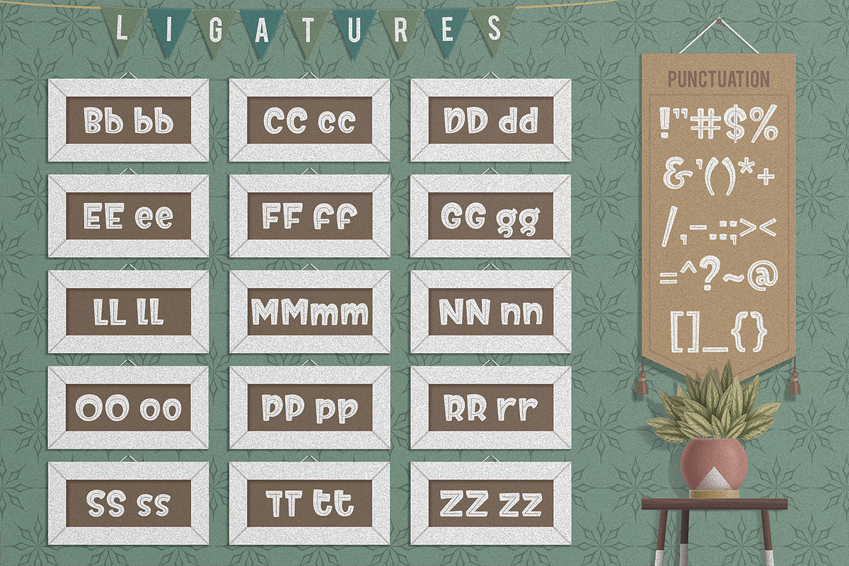 Birly ~ 2 Styles Cute Font preview 2
