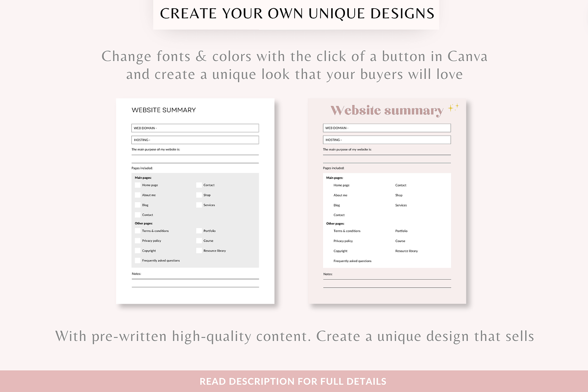 PLR Canva planner bundle, a Templates & Theme by Cate Creates (Photo 6 of 6)