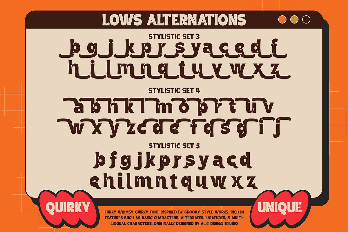 Funky Whimsy Typeface, a Sans Serif Font by alit design (Photo 13 of 17)