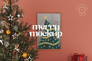 Christmas frame mockup bundle —MERRY, a Product Mockup by SoleilHomeMockups (Thumbnail 1 of 12)