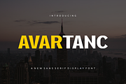Avartanc - Font, a Sans Serif Font by artchiles_design (Thumbnail 1 of 6)