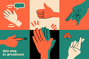 Hand-Drawn Gestures – Playful Mini C, an Illustration by Graphicado (Thumbnail 4 of 4)