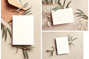 Wedding Invitation MOCKUP Bundle