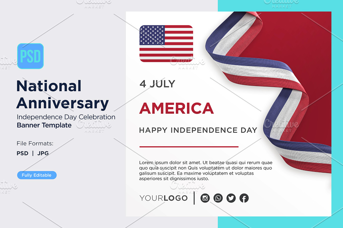 United States National Day, a Templates & Theme by shahsoft