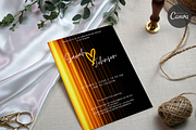 Modern Black Gold Wedding Invitation, an Invitation Template by InvitingStorys (Thumbnail 2 of 10)