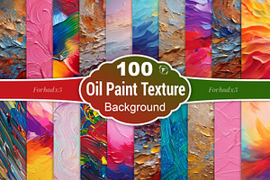 Oil Paint Texture Background, a Texture Graphic by Forhadx5