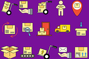 Delivery Package Illustration Pack, an Illustration by baii09 (Thumbnail 2 of 2)
