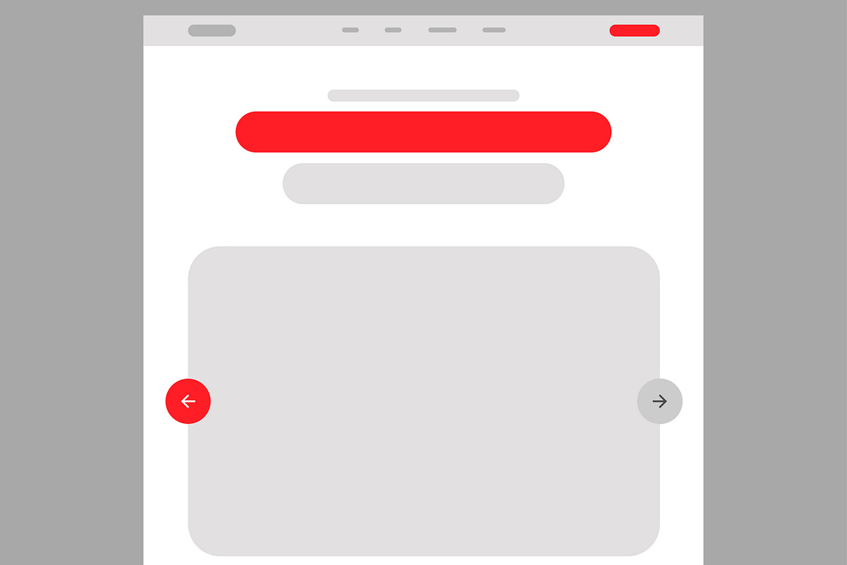 Real Estate Landing Page Wireframe, an UI Kit Template by CreativeShaper (Photo 2 of 6)