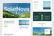 Solar Energy Website, an UI Kit Template by Ahmed Rubel (Thumbnail 3 of 5)