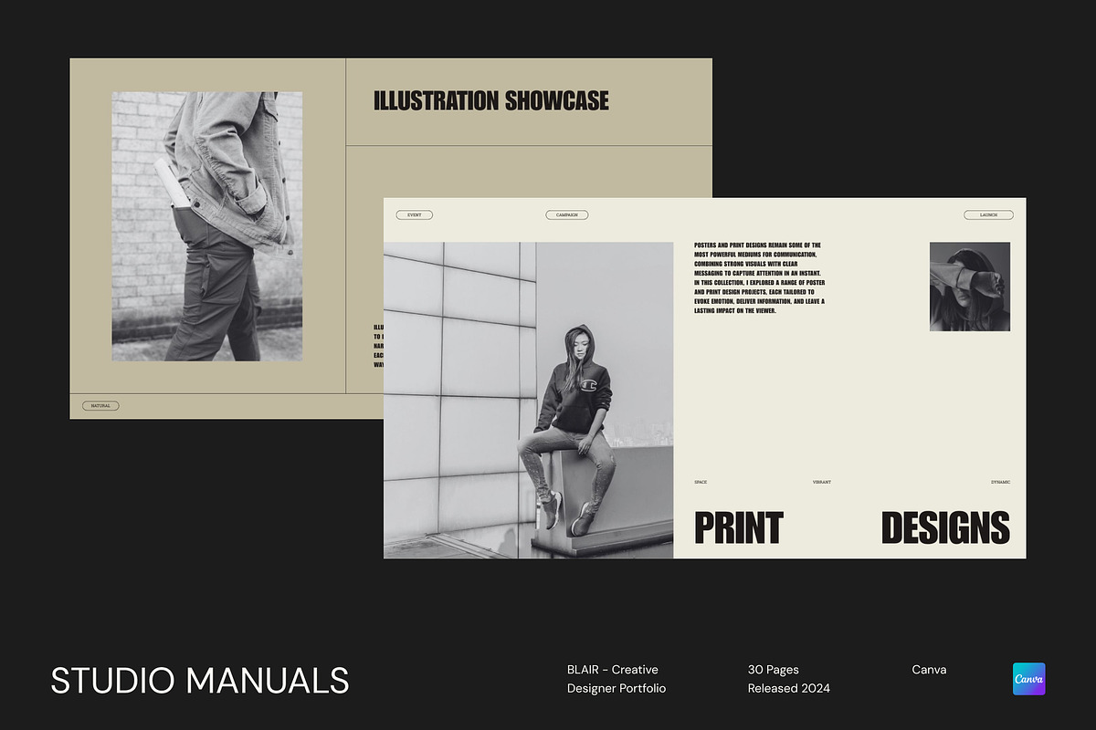 BLAIR – Creative Designer Portfolio, a Social Media Template by Studio Manuals (Photo 5 of 8)
