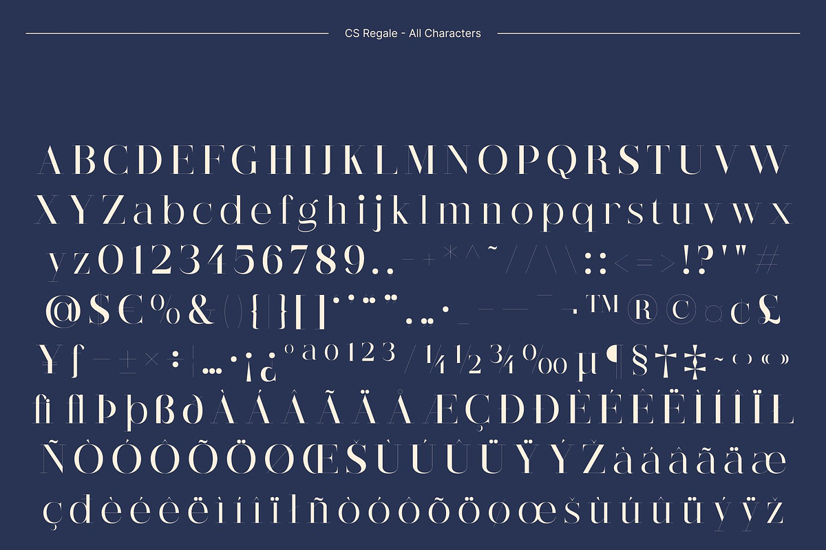 CS Regale – Elegant Serif Font, a Serif Font by Craft Supply Co. (Photo 8 of 8)