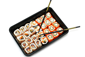 Sushi set, a Photo by saiko3p