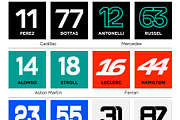 Formula One driver numbers 2026, a Sport Illustration by frizio (Thumbnail 4 of 4)