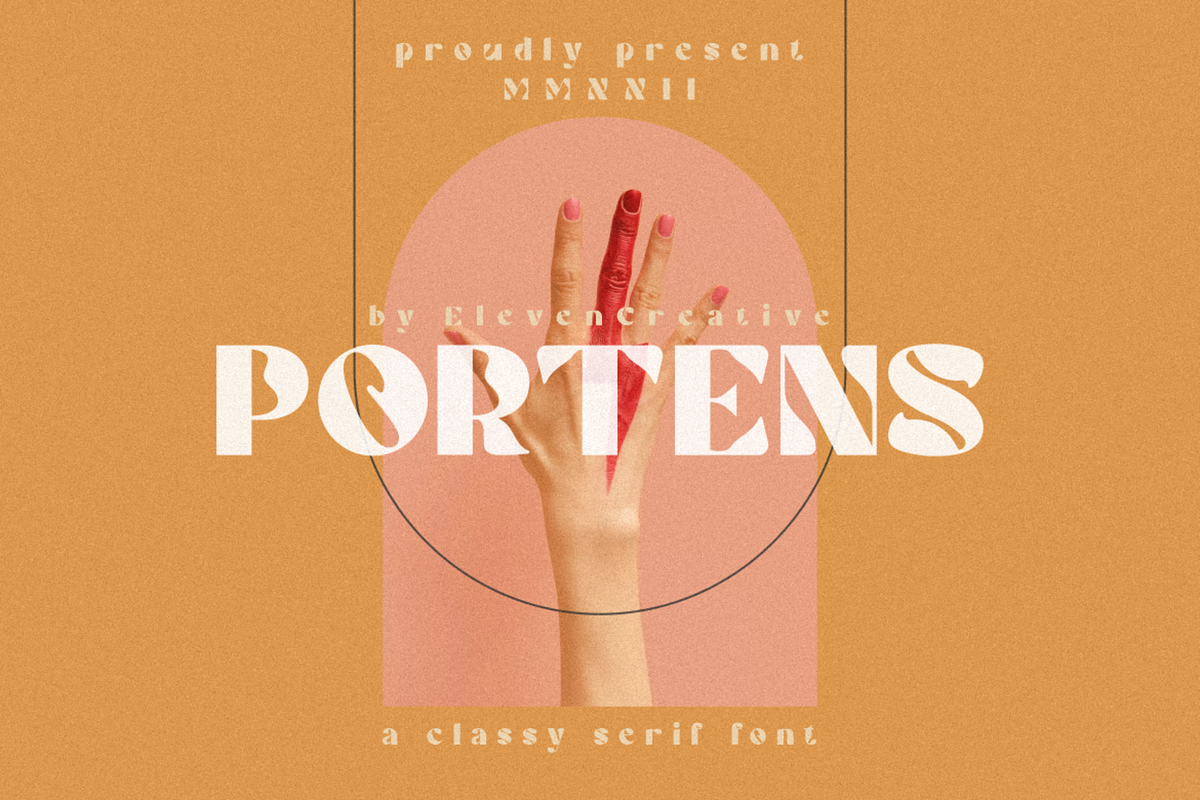 Portent Serif Font, a Serif Font by Typegoals Studio (Photo 1 of 8)