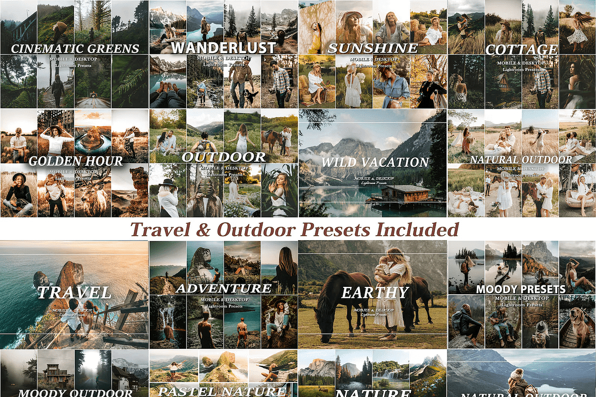 +6000 Lightroom Presets - Bundle., a Preset Add-On by shopifythemes (Photo 5 of 10)