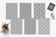 Patterns for coloring PDF,JPG vol-03, a Brochure Template by dnapslvsk (Thumbnail 6 of 6)