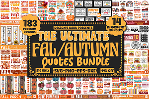 Fall SVG Bundle, Autumn SVG Bundle