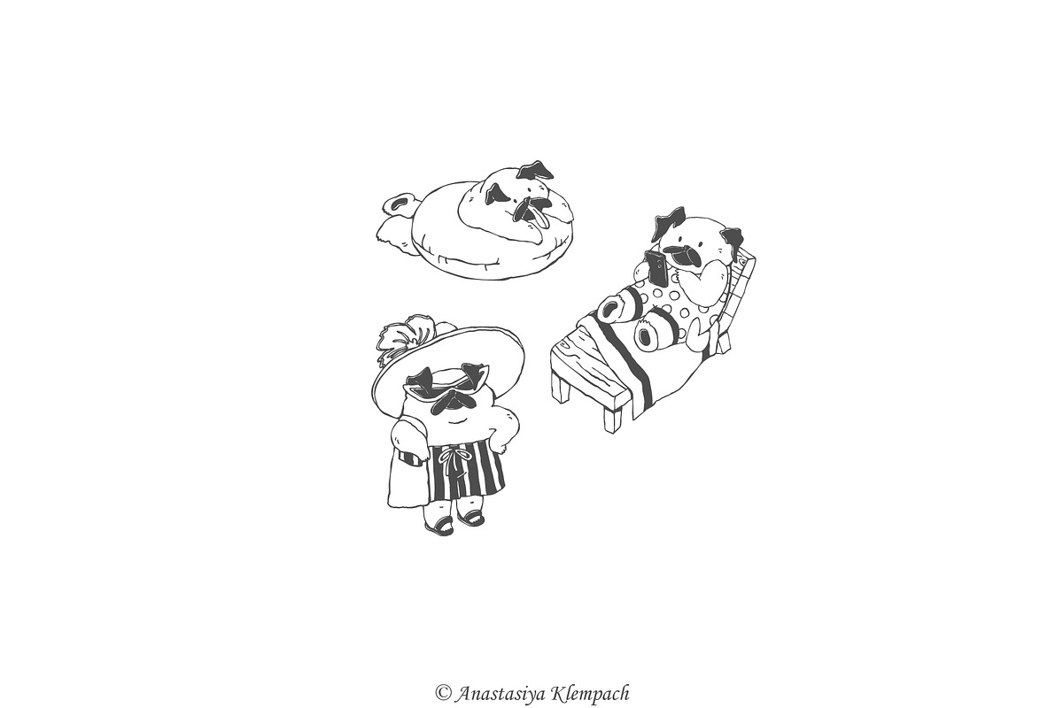 Swimming Pool Hand Drawn Clipart, an Illustration by Anastasiya Klempach (Photo 3 of 7)
