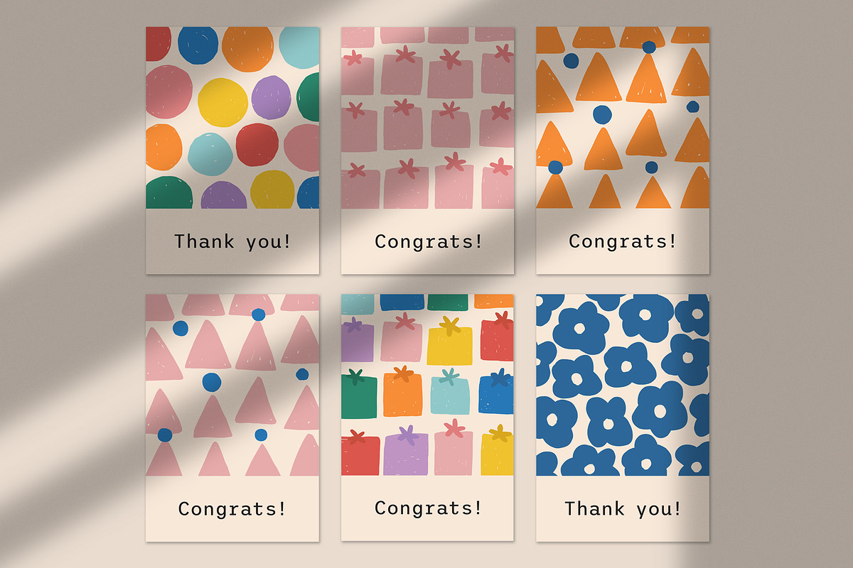 Congrats - Greeting Cards Collection, a Graphic by Bakulina Art (Photo 14 of 17)