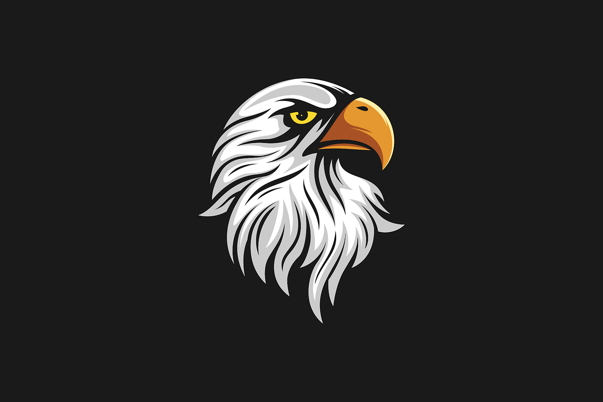 Vector Eagle Head Design Ilustration, a Branding & Logo Template by Jhon.aburame