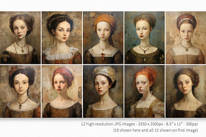 Renaissance Girl Paintings