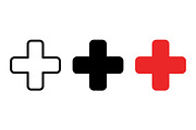 Plus Symbol Icons, a Solid Icon by Artonix (Thumbnail 2 of 2)