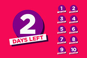 Number of Days Left To Go Badges or, a Graphic by Orange Graphics (Thumbnail 3 of 4)