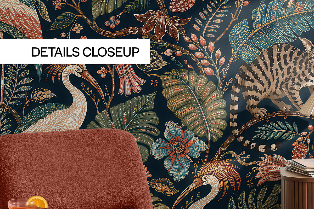 Maximalist Wallpaper Mockup PSD, a Household Mockup by 1001 mockups (Photo 4 of 5)